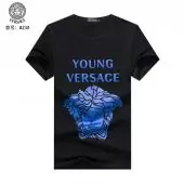 t shirt versace collection homme on sale young medusa blue noir